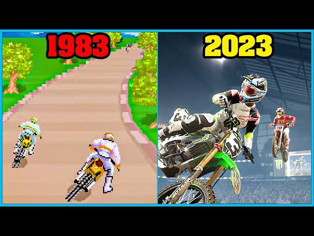 MOTOCROSS VIDEO GAMES EVOLUTION [1983 - 2023]