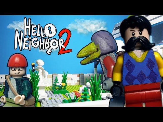 Lego Мультфильм Hello Neighbor 2 / Stop motion, animation