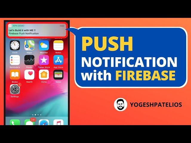 Swift 5 & Xcode 11 :- Push Notifications with Firebase iOS Hindi.