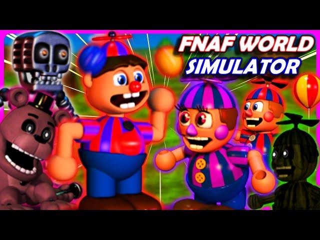 FNAF World Simulator | Finding Characters To TAKE DOWN The Balloon Boy Army! [Part 3]