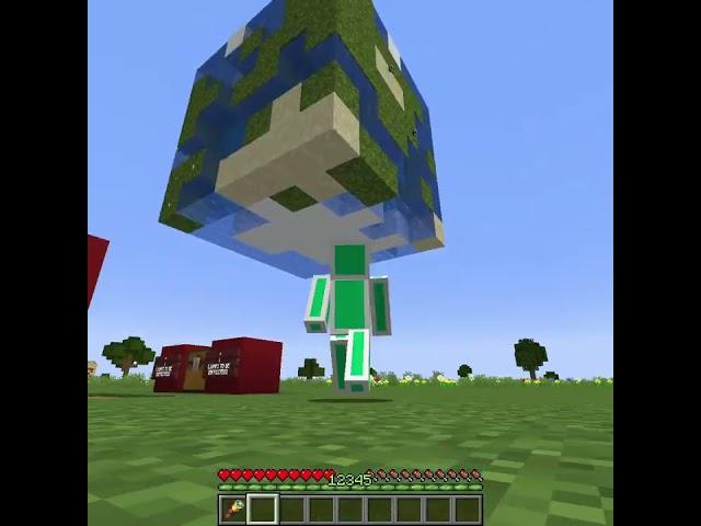 Small Earth Planet in Minecraft