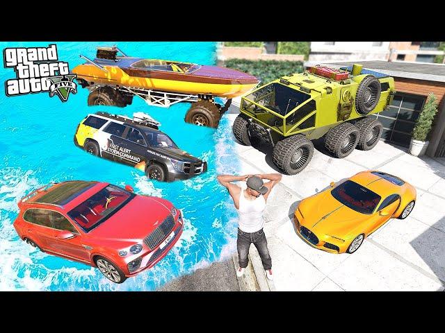 УГНАЛ МАШИНЫ ВО ВРЕМЯ ЦУНАМИ!! - GTA 5 Реальная Жизнь (Моды ГТА 5)