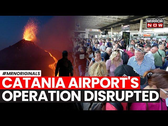 Mount Etna's Eruption Closes Catania International Airport | English News | World News | Italy