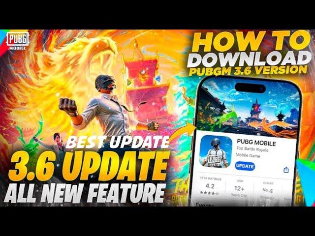 3.6 Update Is Here | How To Download 3.6 Version | All New Features | PUBGM