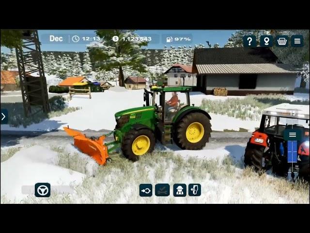 Farming Simulator 23 Android Gameplay  ️Snow ️ Farming simulator 23  Fs23 