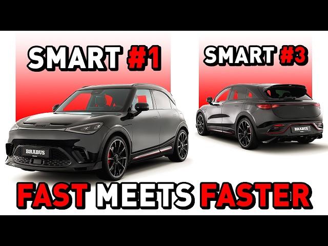 Fast Meets Faster: Smart #1 BRABUS meets SMART #3 BRABUS