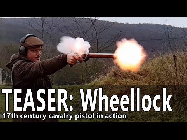 Wheellock pistol range time - TEASER