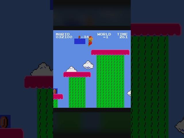 Minus World Trick in Super Mario Bros!