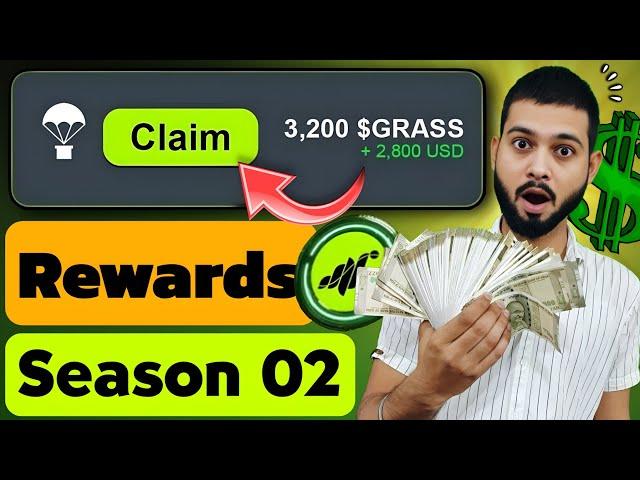 Grass Network Season 02 Airdrop - Rewards Distribution Date