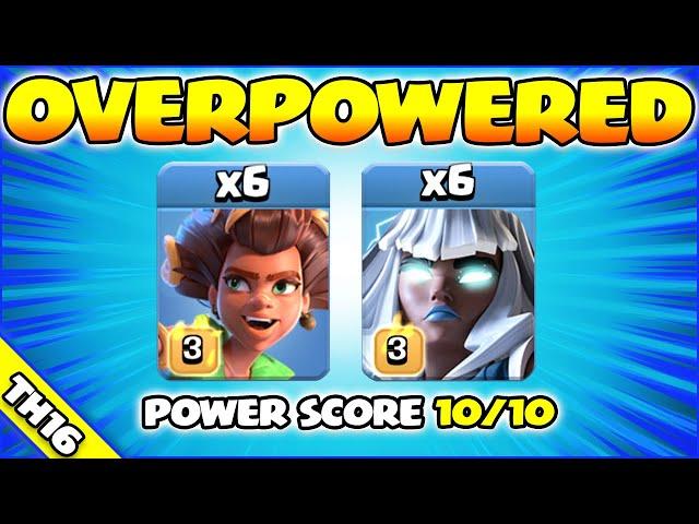 6 x Root Riders + 6 x E-Titans are OVERPOWERED!!! BEST TH16 Attack Strategy (Clash of Clans)