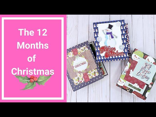 Christmas Countdown Advent Calendar Books - Christmas Crafting Challenge - Project Share