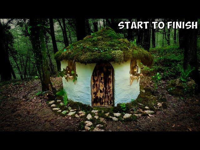 Building a Smurf House FROM START TO FINISH with Luxon Bushcraft