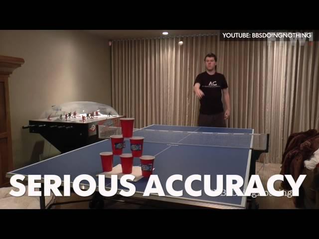 Behold, the sport of beer pong