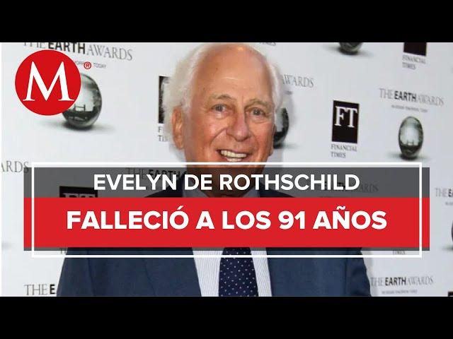 Falleció Evelyn de Rothschild, asesor financiero de Isabel II