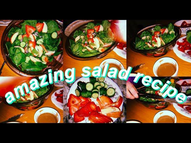 amazing salad recipe!  *cooking in quarantine*