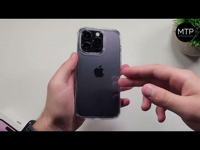 MyTrendyPhone / Saii 2-i-1 TPU Cover & Hærdet Glas Skærmbeskytter til iPhone 14