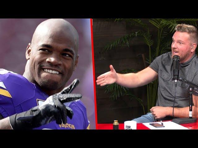 Pat McAfee's HILARIOUS Adrian Peterson Story