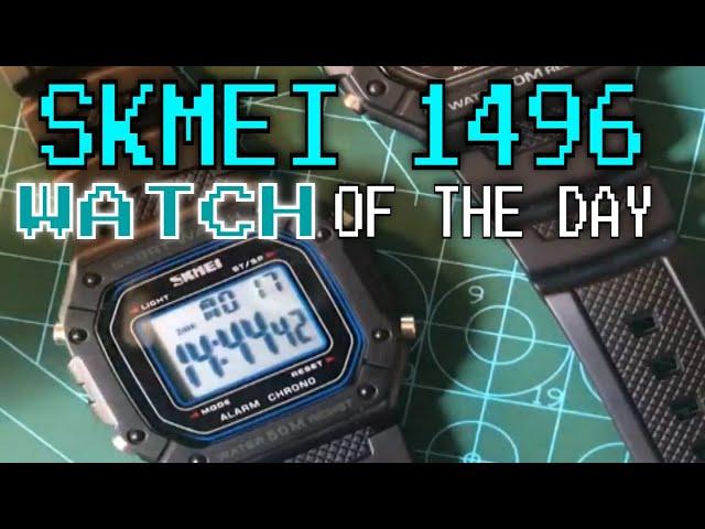 Is the SKMEI 1496 better than CASIO W218h ?