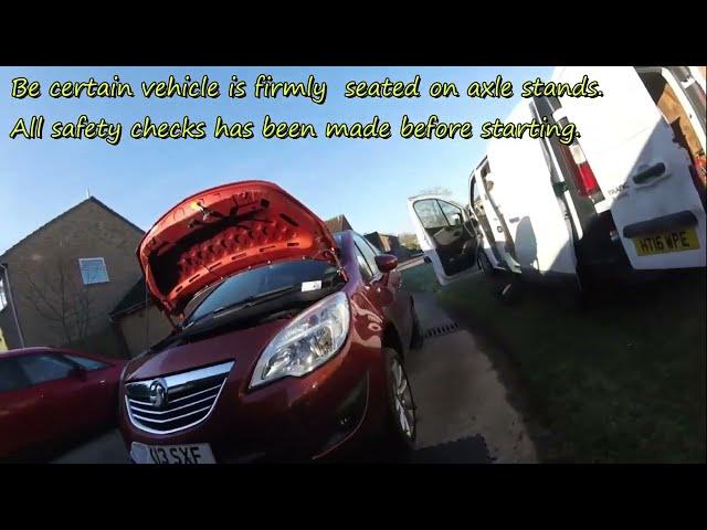 2013 Vauxhall Meriva 1.3L Petrol Clutch Replacement.