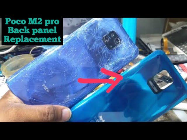 Poco M2 pro back panel replacement | how to change poco m2 pro back glass