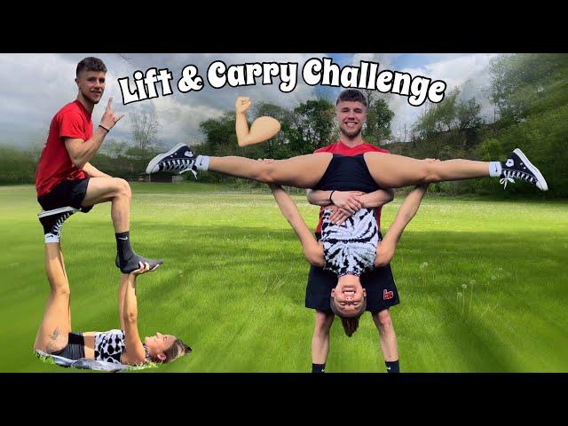 EXTREME COUPLES LIFT & CARRY CHALLENGE!! 