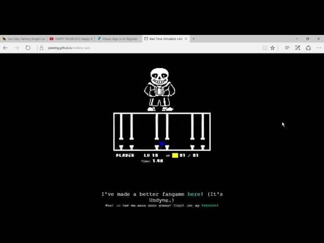 Sans? | Bad Time Simulator (Endless Sans)