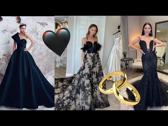 BLACK WEDDING DRESSES TIKTOK CHALLEGE ‍️