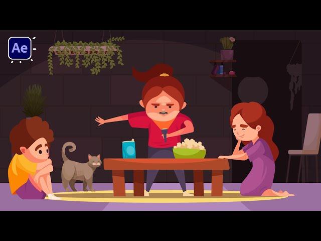 Full 2D Character Animation in After Effects | Duik Angela Tutorials