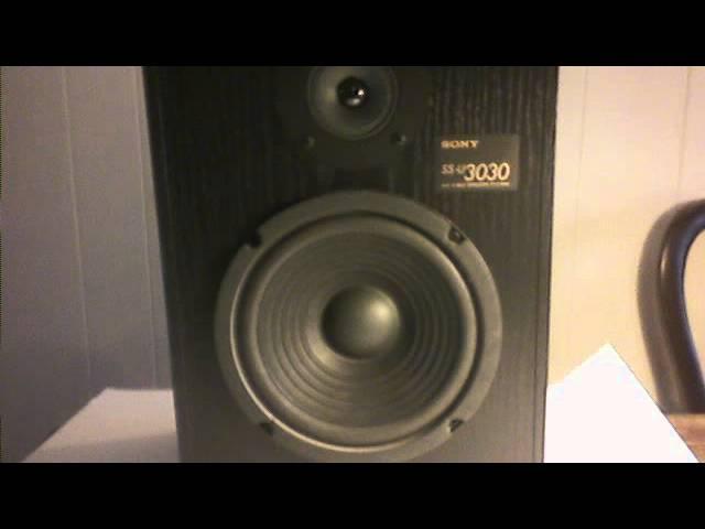 Sony SS-U 3030 Bookshelf speaker review