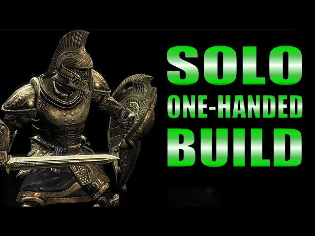 Skyrim SE Remastered Gameplay - Solo One-Handed Warrior Build, Complete Overview