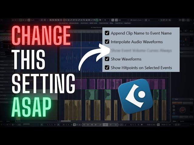 Change these default Cubase settings ASAP!