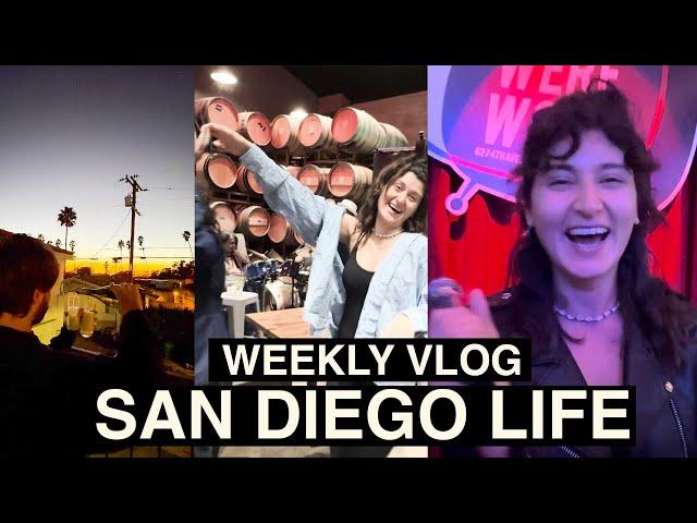 Weekly vlog in San Diego | My partner's birthday, karaoke adventure, Jazz night