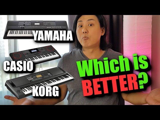 Surprise Winner?  Korg EK-50 vs Yamaha PSR-EW410 vs Casio CT-X5000 | Yamaha PSR-E463