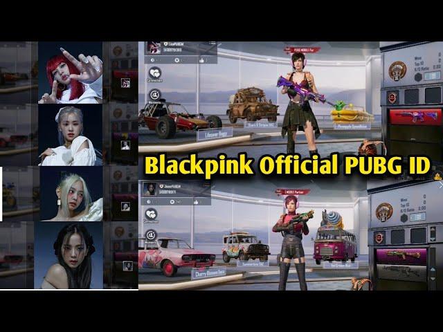 Blackpink Official  PUBG ID / Account ft Rose, Jennie, Jisso & Lisa | Pubg Mobile