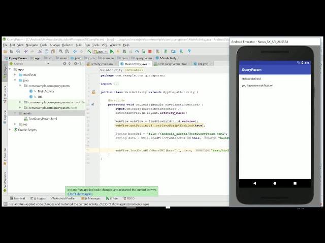 Android Webview  javascript