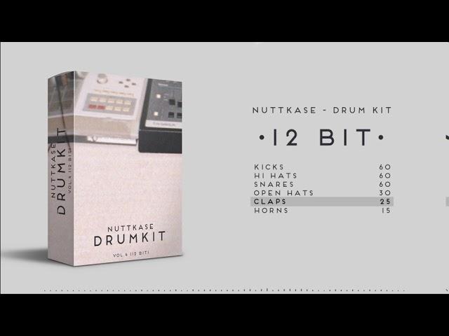 Nuttkase - Drum Kit Vol.4 (12 Bit) | Sp1200 s950 | Boom Bap