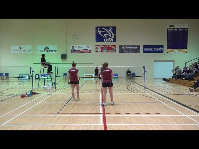 2019 Yonex Atlantic Series - Guy Martin Open - WD Finals - Arseneault/Gillies vs Pothier/Newman