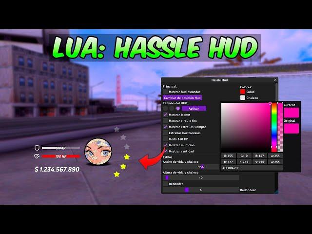 [LUA] Hassle Hud (Nuevo HUD Personalizable) - SAMP 0.3.7