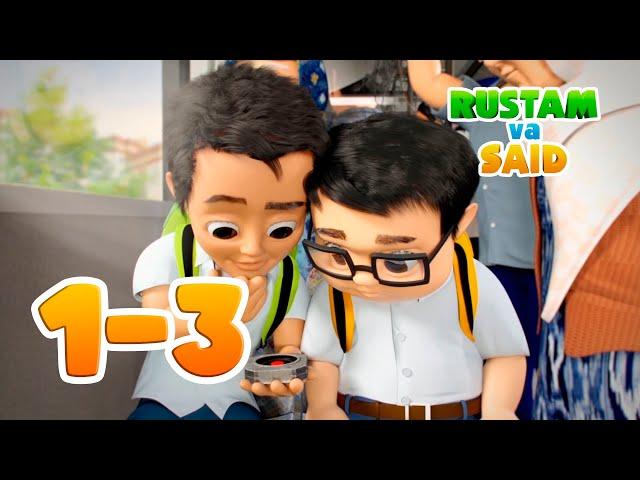 Rustam va Said | Bolalar uchun multfilm | Qisimlar to'plami 1-3