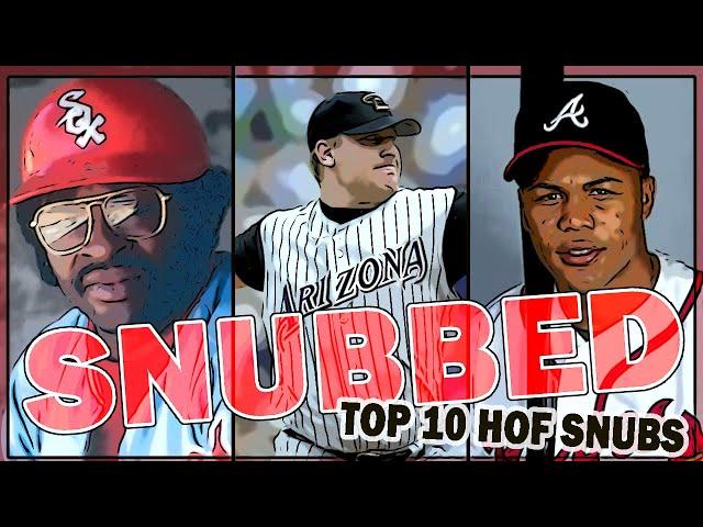 TOP 10 MLB Hall Of Fame SNUBS Of ALL TIME - STEROID USERS & BANNED Players OMITTED!