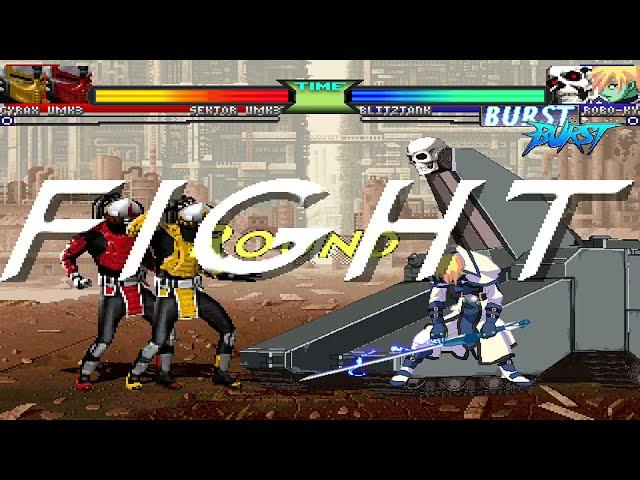 NICK54222 MUGEN: Cyrax and Sektor VS Robo-Ky and Blitztank