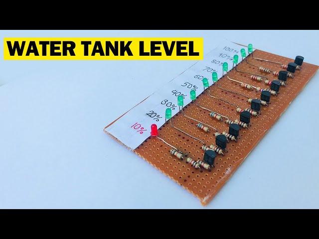 Diy water level indicator for water tank