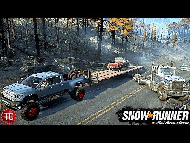 SnowRunner SEASON 9! ACCIDENT RECOVERY & CLEANUP! Sketchy Mountain Haul!! (NEW DLC GAMEPLAY)