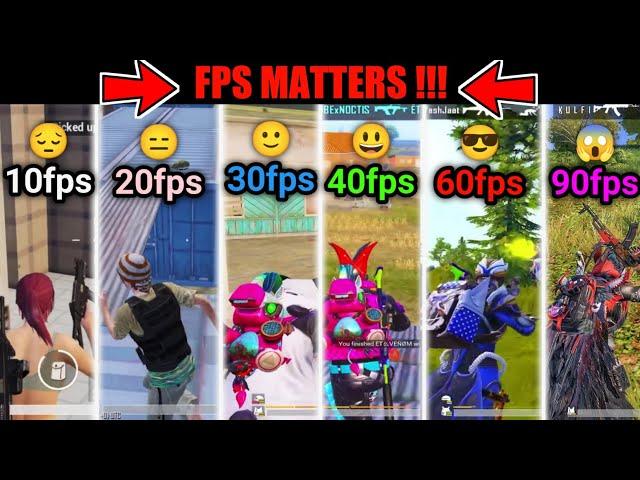 10fps Vs 20fps Vs 30fps Vs 40fps Vs 60fps Vs 90fpsPubg Test |FPS MATTERS? PUBG/BGMI FPS COMPARISON