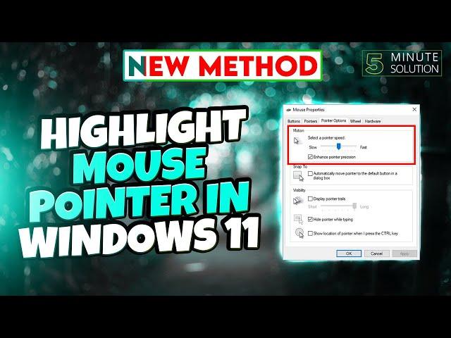 How to highlight mouse pointer in Windows 11 [UPDATED]