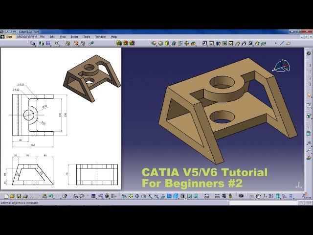 CATIA V5/V6 Tutorial | For Beginners Practice object *New*