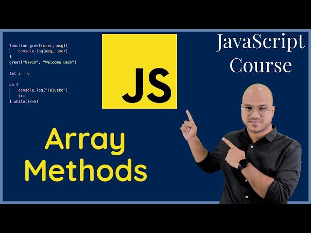 Array methods in JavaScripts