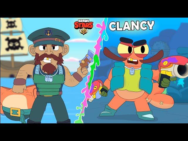 CLANCY ORIGIN STORY - Brawl Stars Animation