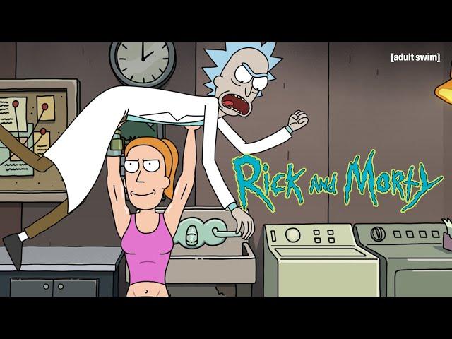 Rick and Morty | S7E7 Cold Open: Wet Kuat Amortican Summer | adult swim