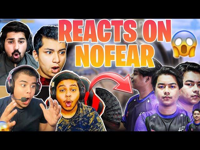 Youtubers REACTS ON NoFear FT. Rolex KingAnbru TeenWolf SK49 Biki Roaster  REACTION COMPILATION